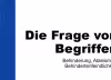 Die Folie aus einem Input zu Ableismus trägt den Titel: Eine Frage von Begriffen - Behinderung, Ableismus und Behindertenfeindlichkeit. Sie ist in der Brandingfarbe blau mit dem Logo von Saphir gestaltet.